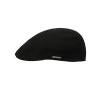 Stetson 6-teiliges Flatcap Texas Wool/Cashmere Schwarz, 55/S