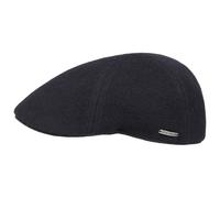 Stetson Texas Wool Gatsby Cap Herren - Mit Kaschmirwolle - 100% Baumwollfutter - Hoher Wollanteil - Mit edlem Markenpin - Doppellagiges Futterband - Schirmmütze Herbst/Winter blau XL (60-61 cm)