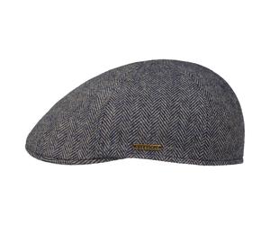 Texas Wool Herringbone Cap by Stetson blau-beige M (56-57 cm)