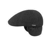 Stetson Texas Wool Flatcap mit Wolle und Cashmere Trendgrau, 63/XXL