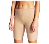 TEXEMP Radlerhose Damen Kurze Leggings Hose Unterhose Hoher Bund Boxershorts Baumwolle Yoga Sporthose - Beige, 2XL, 1 Stück