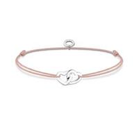 THOMAS SABO Armband Herzen 925 Sterlingsilber, Nylon