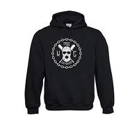 Textilhandel Hering Kapuzenpullover - Angerfist Hardcore Techno Gabber MOH (Schwarz, XXL, xx_l)