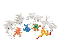 Textiltiere mit Schlüsselanhänger