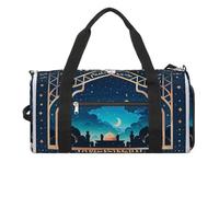 Texture Arch Turnbeutel für Männer und Frauen, wasserdichte Turnbeutel, große Reisetasche für Reisen, Workout