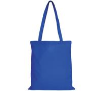 TEXXILLA 10er | 25er | 100er Pack Baumwolltasche - 28 Farben | mit Zwei Langen Henkeln | 38x42cm | Jutebeutel | Einkaufstasche | unbedruckt, Farbe:royalblau, Größe:25 Stück