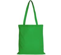 TEXXILLA 10er | 25er | 100er Pack Baumwolltasche - 28 Farben | mit Zwei Langen Henkeln | 38x42cm | Jutebeutel | Einkaufstasche | unbedruckt, Farbe:maigrün, Größe:10 Stück