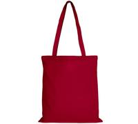 TEXXILLA 10er | 25er | 100er Pack Baumwolltasche - 28 Farben | mit Zwei Langen Henkeln | 38x42cm | Jutebeutel | Einkaufstasche | unbedruckt dunkelrot 100 Stück