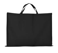 TEXXILLA Big Bag - Baumwolltasche mit Zwei kurzen Henkeln Größe 70 x 50 cm, Farbe:schwarz