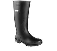teXXor Gummistiefel Gartenstiefel Arbeitsstiefel Regenstiefel schwarz Gr. 39