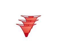 Teyli 3er Pack String Tanga Damen aus Mesh - Strings & Tangas für Damen aus Transparentem Netz - Tanga für Frauen Rot S/M