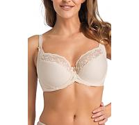 Teyli BH Damen - Minimizer BH mit Bügel - BH Grosse Grössen - BH Große Brüste - Komfort Starker Halt BH - Damen Bügel Minimizer - BH Damens Frauen Bra Beige 90D