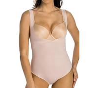 Teyli Body Damen Schlankheitskörper - Bodys Damen Women aus Hochwertigem Material - Nahtloser Damen Dessous - Shapewear Beige M
