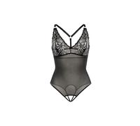 Teyli Bodysuit Women Stringbody - Mesh Top Body Damen String Body - Bodys Damen mit Spitze auf Elastischen Trägern Träger XXL/3XL