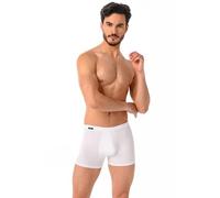 Teyli Boxershorts Herren Baumwolle - Komfortable Unterhosen für Männer - Klassische Herren Boxershorts für den Alltag - Bequeme Unterwäsche für Herren - Stilvolle Unterhosen für Herren Weiß L