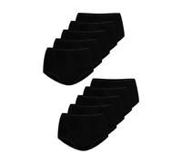 Teyli Damen 10er Pack Slips aus Hochwertiger Baumwolle - Damen-Unterhosen - Frauen Unterwäsche - Unterwäsche Pantys Women Slips - Frauen Pantys Schwarz L