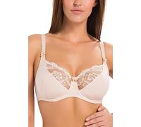Teyli Damen BH - Minimizer BH Bügel - Baumwolle BH - BH Grosse Grössen - BH Große Brüste - Komfort Starker Halt BH - Damen Bügel Minimizer - Damen BHS Frauen Bra Beige 85D