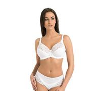 Teyli Damen BH - Minimizer BH mit Bügel - BH Grosse Grössen - BH Große Brüste - Komfort Starker Halt BH - Damen Bügel Minimizer - Damen BHS Frauen Bra Weiß 65G