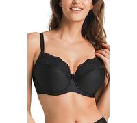 Teyli Damen Marte BH mit voller Abdeckung, Opaque, Schwarz, 75G