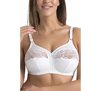 Teyli BH Damen - BH Ohne Bügel - BH Grosse Grössen - BH Große Brüste - Damen BHS Frauen Bra Weiß 90B