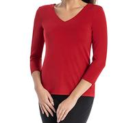 Teyli Damen Langarm Top Rot M