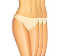 Teyli Damen Slip 3er Pack Bambus Nathalie Beige S