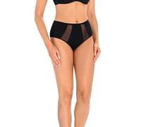 Teyli Damen Slip Taillenslip Baumwolle Hohe Taille Schwarz L