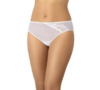Teyli Damen Unterhosen Slip Mesh Panties Susie Weiß XS