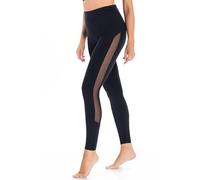 Teyli Leggings Damen High Waist aus Blickdichter Baumwolle - Lange Sportleggings mit Hohem Bund - Figurformende Yoga Hose - Elastische Fitness Sporthose bis Knöchel, Bequeme Damenhose Schwarz M