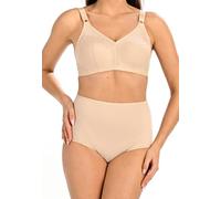 Teyli Ohne Bügel-BH für Damen modelliert und betont die Büste - Damen-BHS mit verstellbaren Trägern - Der BH ist bequem für den täglichen Gebrauch Beige 75L