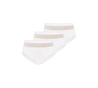 Teyli Slip Damen aus Transparentem Mesh - Bikinis & Taillenslips für Damen - Taillenslip Damen mit Baumwollfutter 3er Pack