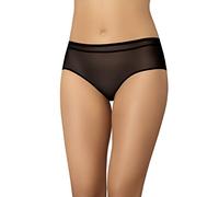 Teyli Slips Damen Baumwollfutter im Schrittbereich - Damen Unterwäsche - Brasilianisch Geschnittene Slip Damen (DE/NL/SE/PL, Alphanumerisch, XL, Große Größen, Regular, Schwarz)