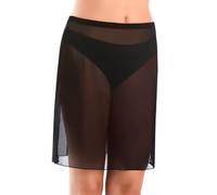 Teyli Unterrock Damen - Unterrock Damen Kurz und Knielang - Petticoat Kleid Unterkleid - Weich und Angenehm für den Körper - Perfekt unter Kleidern und Röcken Schwarz M