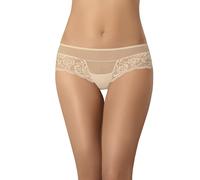 Teyli Unterwäsche Frauen Pantys Damen Brasilslips - Slips Damen-Unterhosen Damen Unterwäsche mit Spitze - Frauen Unterwäsche Pantys Damen Slips mit Rosenmotiv Gefertigt Beige S