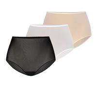 Teyli Unterwäsche Frauen Pantys Damen mit Hoher Taille - Slips 3er Pack Damen-Unterhosen Damen Unterwäsche - Frauen Unterwäsche Pantys Damen Slips Pack Mehrfarbig XL