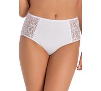 Teyli Unterwäsche Frauen Pantys Damen mit Hoher Taille - Slips Damen-Unterhosen Damen Unterwäsche Eco Exclusive - Frauen Unterwäsche Pantys Damen Slips mit Spitze verziert Weiß 3XL