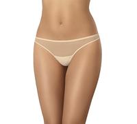Teyli Unterwäsche Frauen Pantys Damen mit Nahtloser Abschluss - Slips Damen-Unterhosen Damen Unterwäsche - Frauen Unterwäsche Pantys Damen Slips aus Transparentem Netz Beige S