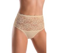 Teyli Unterwäsche Frauen Pantys Damen - Slips Damen-Unterhosen Damen Unterwäsche - Frauen Unterwäsche Baumwolle mit Spitze Blumenmotiv Beige XL