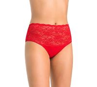 Teyli Unterwäsche Frauen Pantys Damen - Slips Damen-Unterhosen Damen Unterwäsche - Frauen Unterwäsche Baumwolle mit Spitze Blumenmotiv Rot S