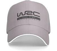 TeysHa Baseballkappe Snapback Sonnenhut WRC Schwarze Kappe mit Logo der Rallye-Weltmeisterschaft Flauschige Baseballkappe für Bergsteigen Unisex Männer und Frauen