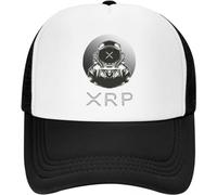 TeysHa Baseballkappe Snapback Sonnenhut XRP to The Moon Ripple Baseballkappe für Männer und Frauen Atmungsaktive Trucker-Mütze Outdoor-Snapback-Hüte Sommerkappen Modegeschenk