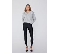 Tezenis Leggings Aus Glänzender Mikrofaser Frau Schwarz L