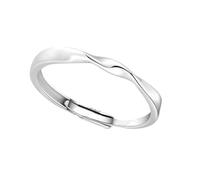 TFAOYS Einzigartige Blumen Fingerringe, verstellbare Blumenöffnung, stilvoller, auffälliger Fingerschmuck, silberne Textur, modern, stilvoll
