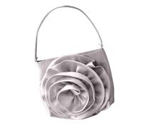 TFAOYS Elegante Blumen Umhängetasche Lässige Blumen Handtasche mit Kettenriemen für Abendpartys und Hochzeitsfeiern Blumen Umhängetasche