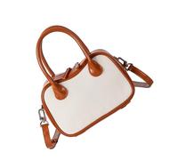 TFAOYS Handliche Bowlingtasche PU Leder Umhängetasche für Damen, quadratische Schultertasche mit verstellbarem Riemen für Arbeit und Reisen, PU Leder Umhängetasche