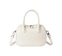 TFAOYS Handliche Bowlingtasche PU Leder Umhängetasche für Damen, quadratische Schultertasche mit verstellbarem Riemen für Arbeit und Reisen, PU Leder Umhängetasche