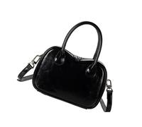 TFAOYS Handliche Bowlingtasche PU Leder Umhängetasche für Damen, quadratische Schultertasche mit verstellbarem Riemen für Arbeit und Reisen, PU Leder Umhängetasche