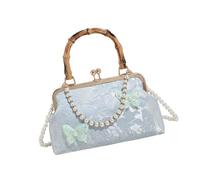 TFAOYS Stilvolle bestickte Tasche mit Kettenriemen, Schultertasche, Umhängetasche für Frauen, die kulturelle Mode chinesischen Stil schätzen