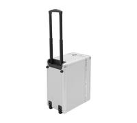 TFGXUE Koffer Hartschale aus Aluminiumlegierung, Kleiner Trolley für Akten, Verträge, Laptop, Hartschalen Kabinen-Koffer, Rollkoffer für Wichtige Dokumente, 39 x 24 x 48 cm