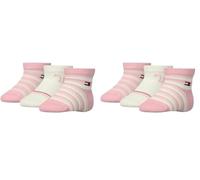 Socken TOMMY HILFIGER "TH BABY SOCK 3P GIFTBOX STRIPE", Mädchen, Gr. 19-22, rosa (pink), Obermaterial: 77% Baumwolle, 22% Polyamid, 1% Elasthan, Socken Socken (81148208-19) pink
